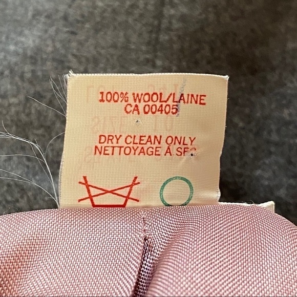 Vintage Mister Leonard Pure Virgin Wool Jacket Coat Dark Academia Gray Size 10 - Picture 13 of 14